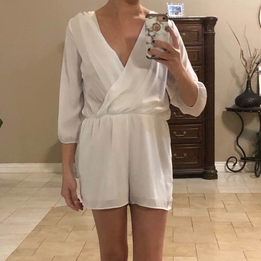 White Romper Jumpsuit